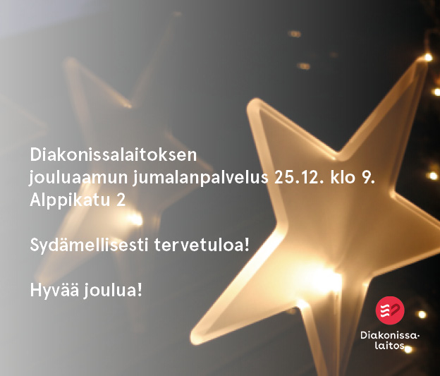 Ilmoitus joulukirkosta 25.12.